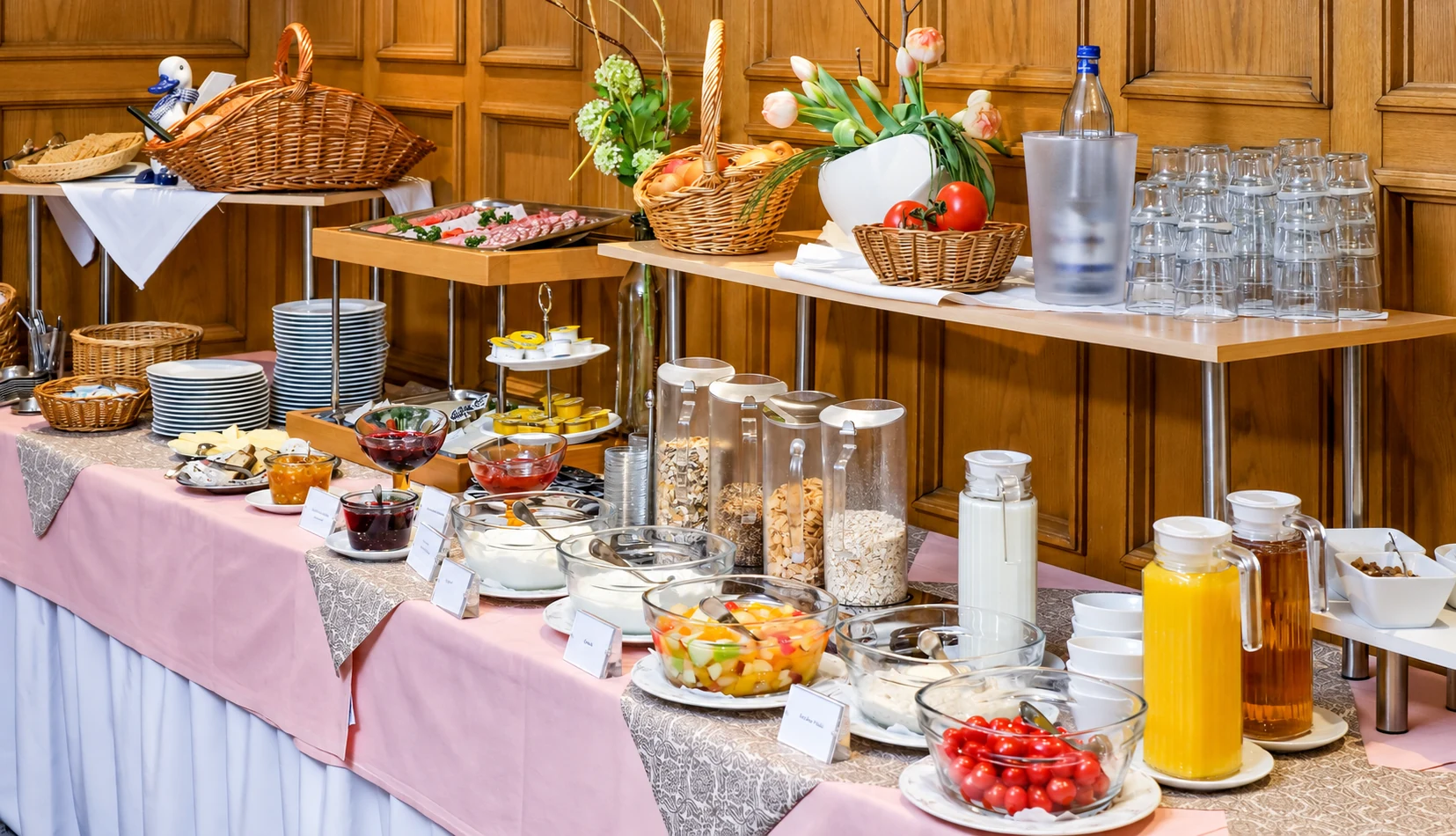 Frühstücksbuffet im Hotel Riemann